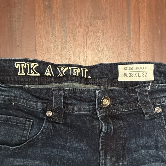 TK Axel men’s slim boot jeans size W 38/ L 32 - Picture 2 of 6